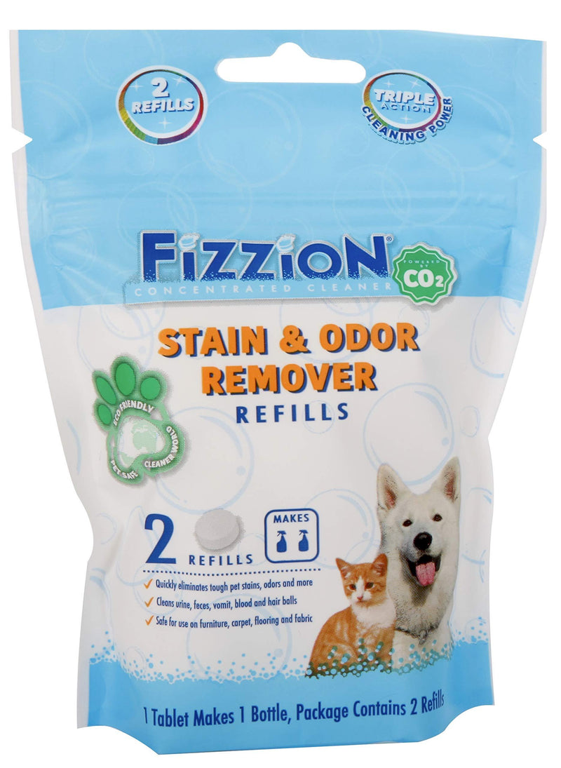 [Australia] - Fizzion Pet Stain & Odor Remover 2 Refill Pouch (Makes 46oz) Original 