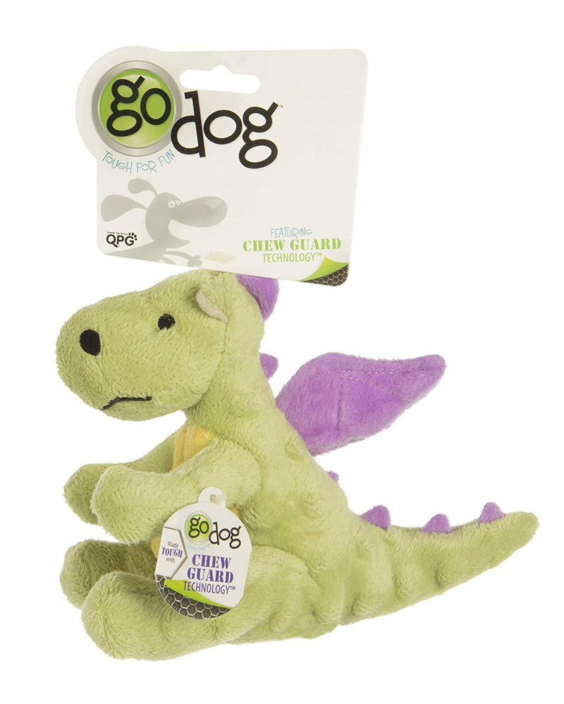 [Australia] - goDog Mini Plush Dragon Dog Toy Small 