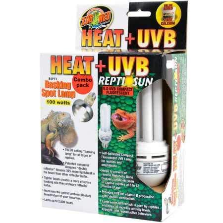 Zoo Med Heat UVB Reptisun Basking Spot Lamp (100 watts) 100WATT/5 UVB - PawsPlanet Australia