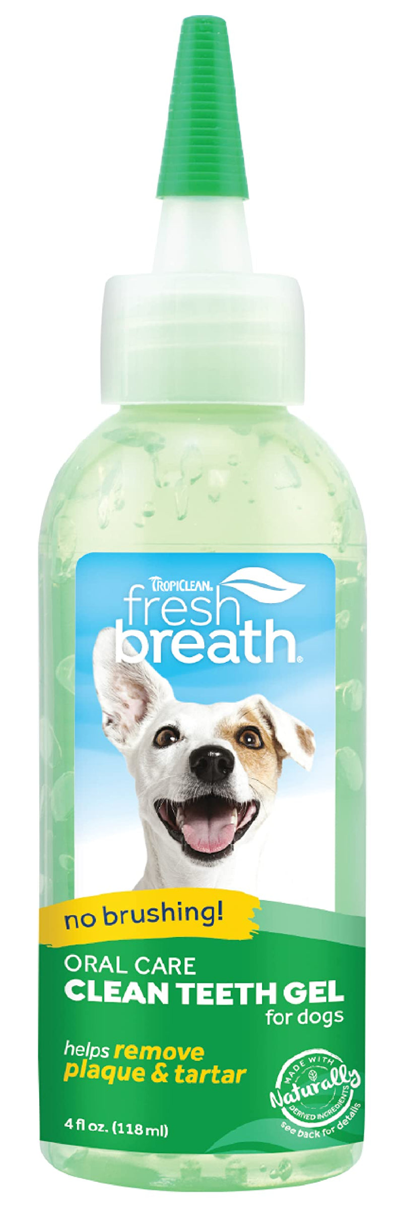 TropiClean Fresh Breath Clean Teeth Gel for Dogs 4 Ounce - PawsPlanet Australia