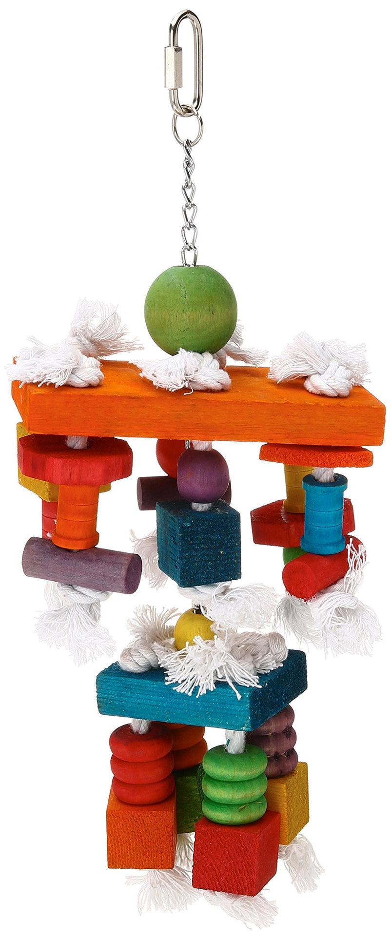 [Australia] - Featherland Paradise, 4 Way Spin Multicolored Bird Toy, 4 Way Spin Large Blocks 