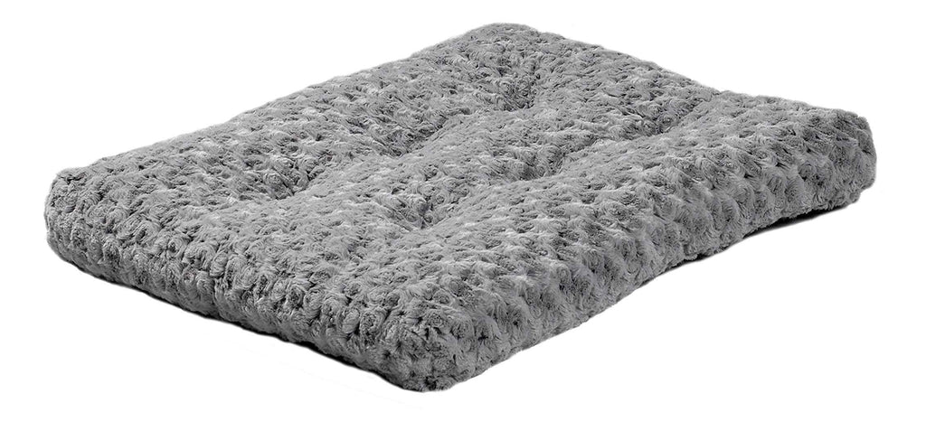 [Australia] - MidWest Homes for Pets Deluxe Super Plush Pet Beds, Machine Wash & Dryer Friendly, 1-Year Warranty 18-Inch Gray 