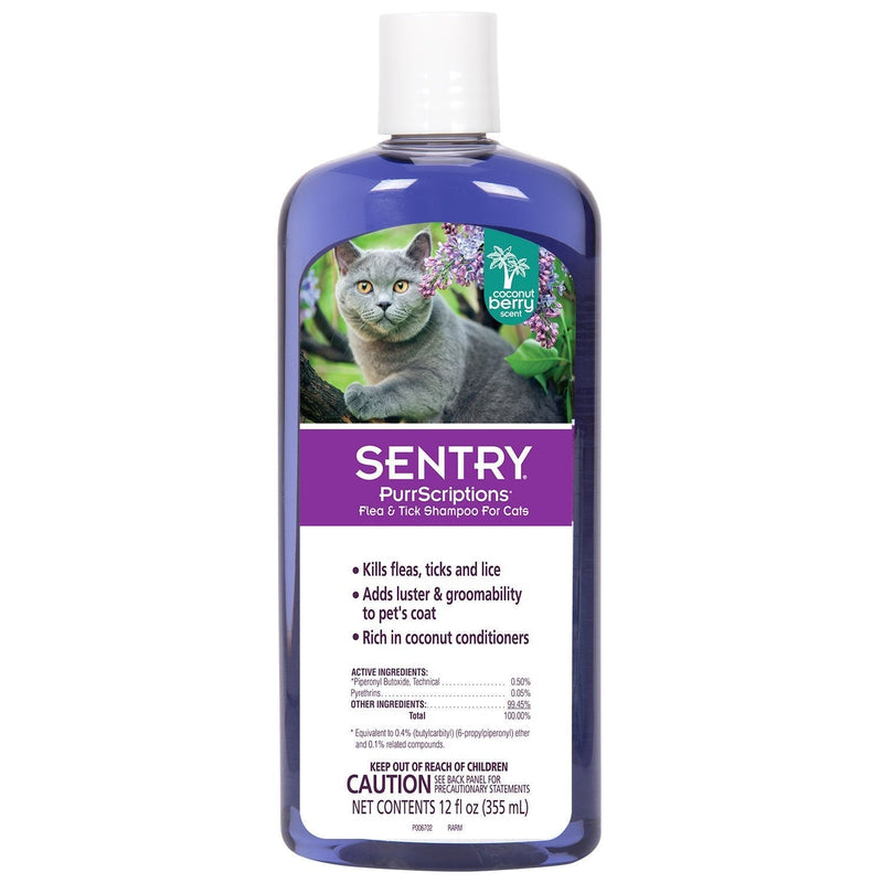 [Australia] - SENTRY PurrScriptions Flea and Tick Shampoo for Cats, 12 oz 