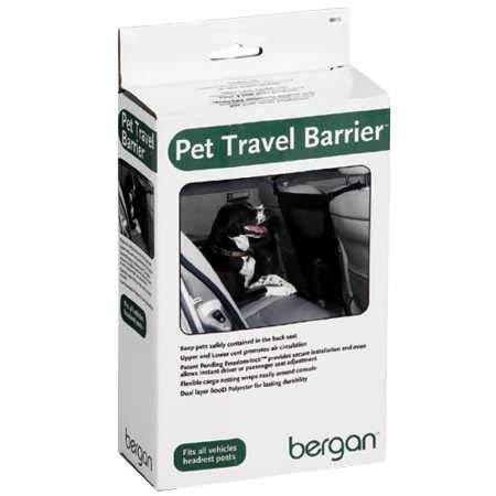 [Australia] - Bergan Travel Automobile Protectors and Barriers Black Back Seat Barrier 