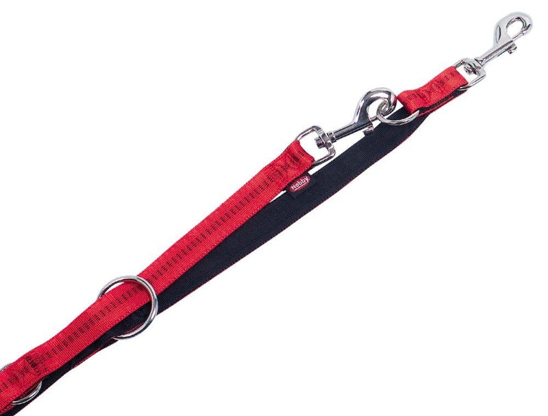 Nobby Training Leash Soft Grip, 200 cm/ 20 mm, Red 200 cm/20 mm - PawsPlanet Australia