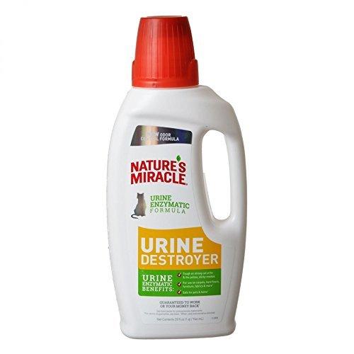 [Australia] - Nature’s Miracle Urine Destroyer, Just for Cats, Light Fresh Scent, Tough on Strong Cat Urine and the Yellow Sticky Residue Original 32 Oz 