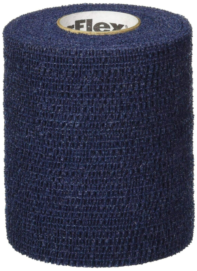PowerFlex Self Adherent Tape, Latex, Athletic Tape, Blue, 2", 24 Rolls per Case - PawsPlanet Australia