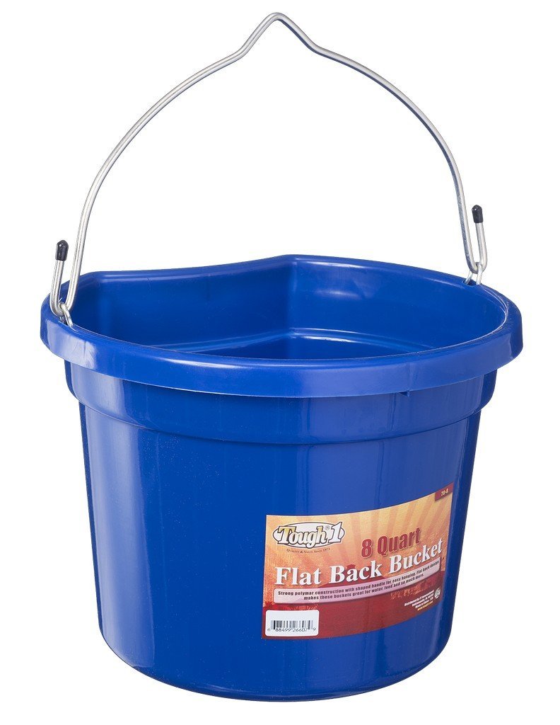 [Australia] - Tough 1 Flat Back Bucket 8-Quart Royal Blue 