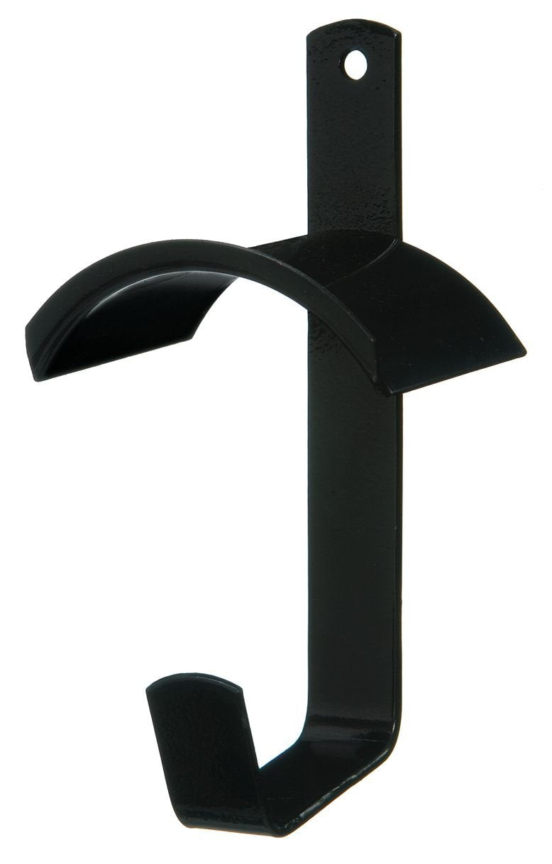 Tough 1 Metal Bridle Holder with Hook Black - PawsPlanet Australia