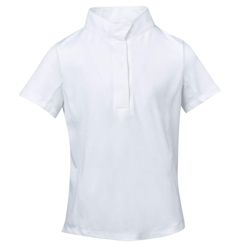 Dublin Ladies Ria Long Sleeve Competition Shirt White XX-Large - PawsPlanet Australia