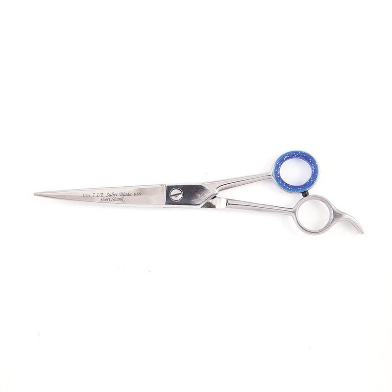 [Australia] - Klein Tools Heritage Pet Grooming Scissors with Triangular Shaped Blade and Curved Blade, 7-1/2" 