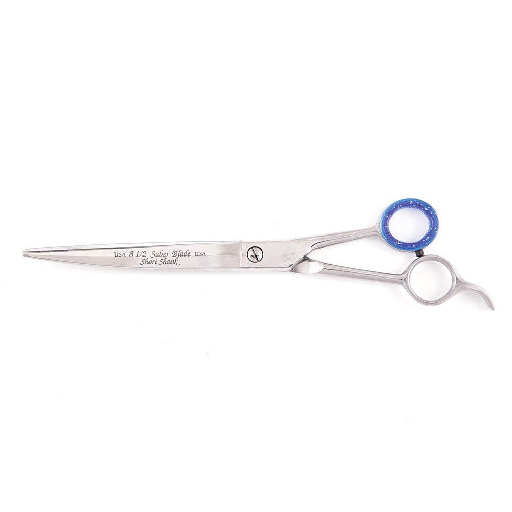 [Australia] - Heritage Pet Grooming Scissors with Triangular Shaped Blade and Curved Blade, 8-1/2" 