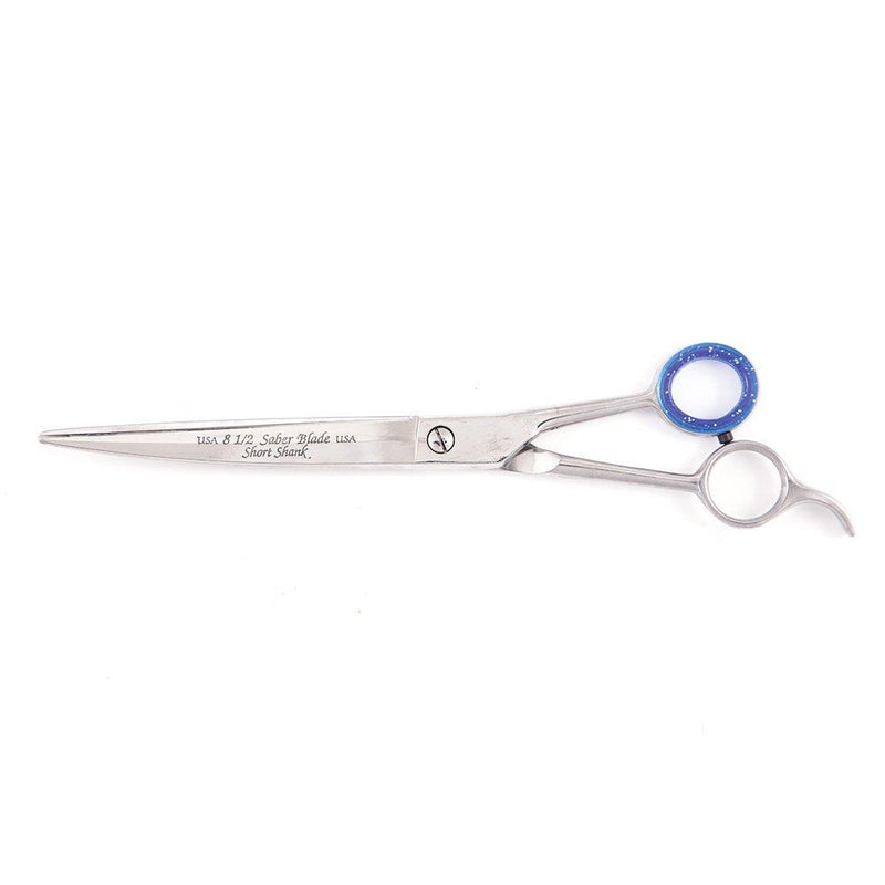 [Australia] - Heritage Pet Grooming Scissors with Triangular Shaped Blade and Curved Blade, 8-1/2" 