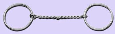 Korsteel Twisted Wire Loose Ring Snaffle 5" - PawsPlanet Australia
