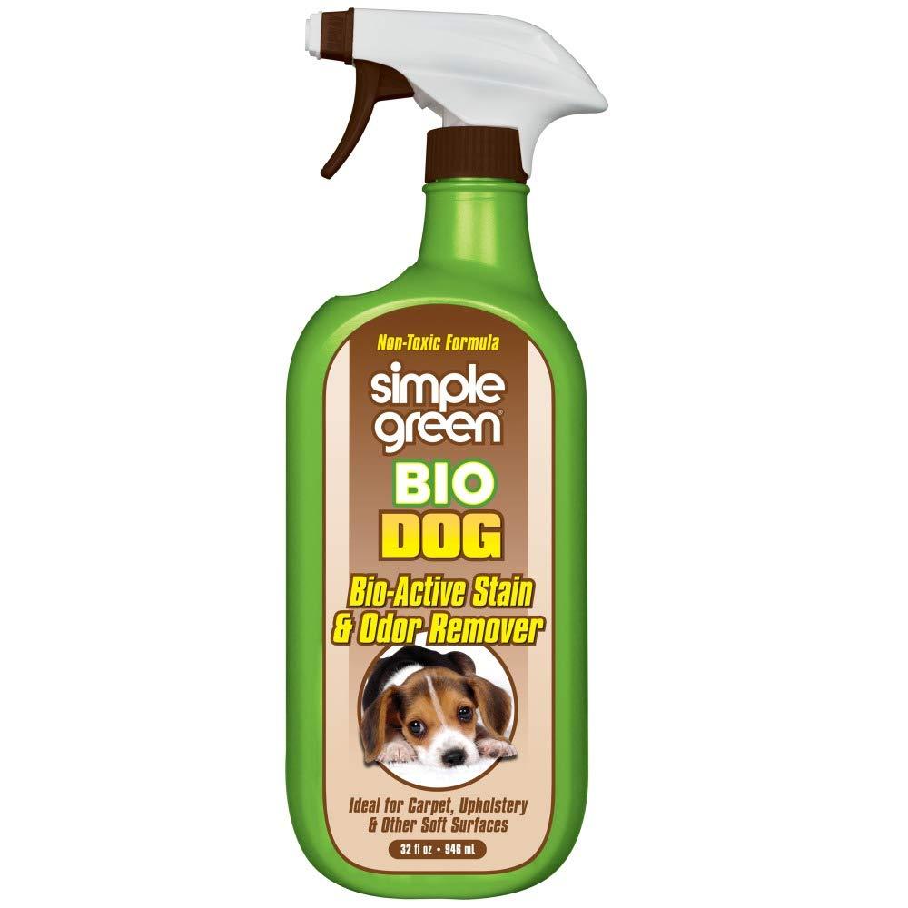 [Australia] - SIMPLE GREEN Bio Dog Active Stain & Odor Remover, Enzyme Cleaner & Stain Remover for Carpet, Rugs & Fabric Eliminates, Urine Odor 32 oz 