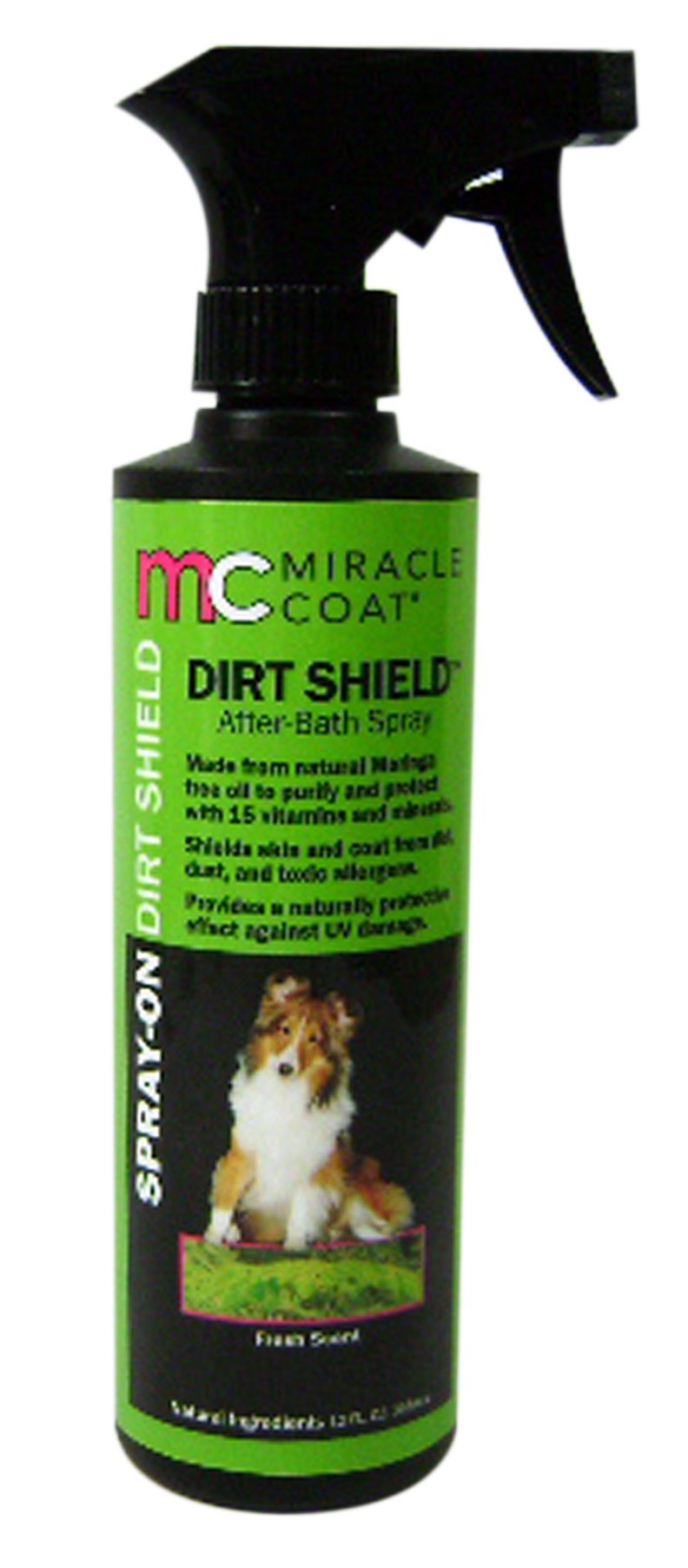 [Australia] - Miracle Coat Dirt Shield After-Bath Spray for Dogs - 12 oz 