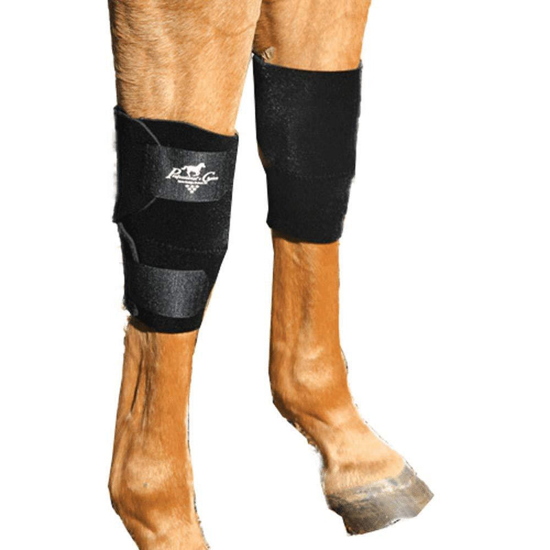 [Australia] - Professionals Choice Equine Knee Boot, Pair (Universal Size, Black) 