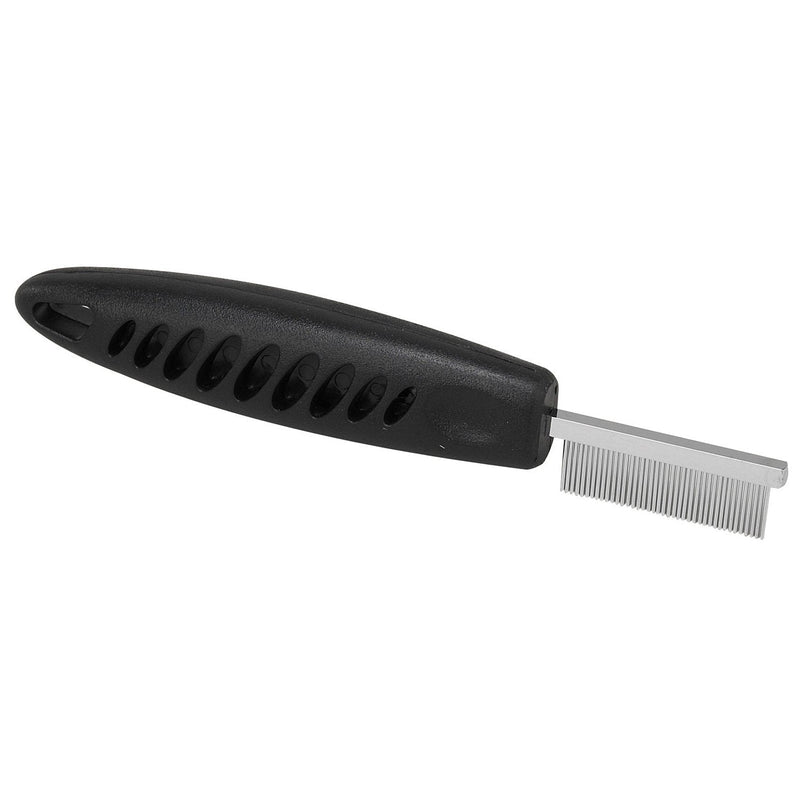 Face & Finishing Combs — Ergonomic Combs for Grooming Dogs Black - PawsPlanet Australia