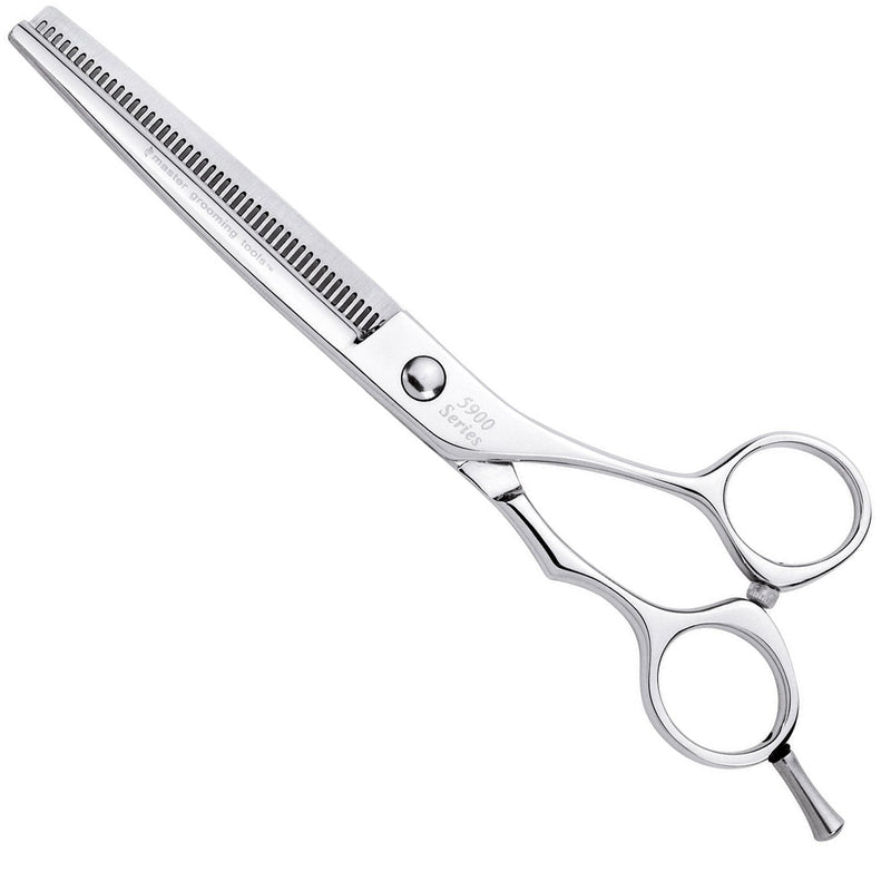 [Australia] - Master Grooming Tools Stainless Steel 5200 Series 30-Tooth Finishing Dog Shears, 6-1/2-Inch 42 Tooth Thinning 