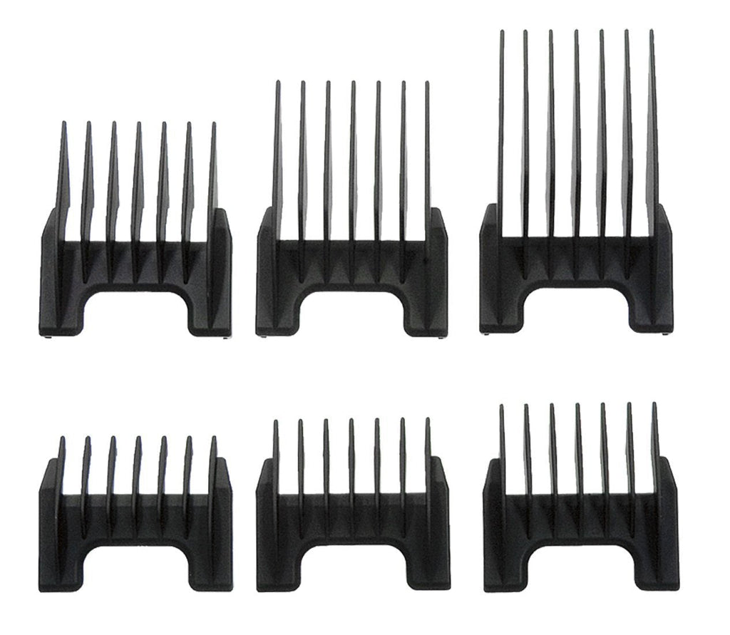 Wahl Professional Animal 5-in-1 Clipper Attachment Guide Comb Grooming Set for Wahl's Arco, Bravura, Figura, Chromado, and Motion Pet, Dog, Cat, and Horse Clippers (#41881-7270) - PawsPlanet Australia