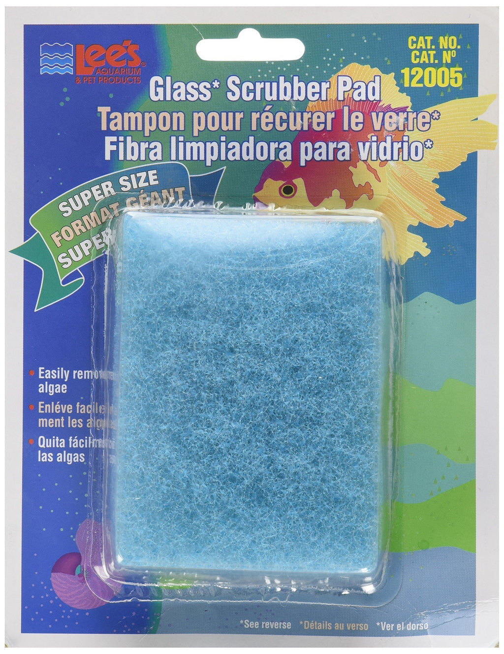 [Australia] - Lee's Pet Products ALE12005 Coarse Glass Algae Scrubber Pad for Aquarium 