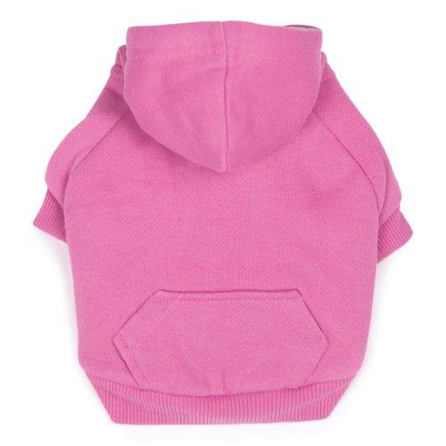 [Australia] - Zack & Zoey Polyester Fleece Lined Dog Hoodie, Large, Pink 