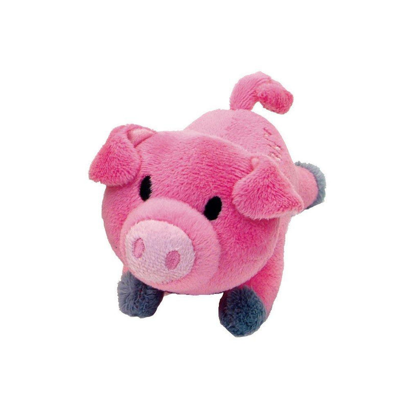 [Australia] - Coastal Pet Li'l Pals Ultra Soft Plush Toy Squeaker 4.5-Inches Pig 