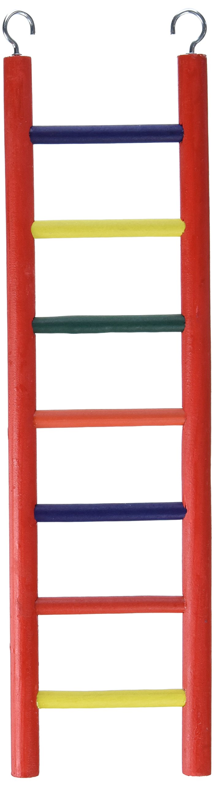 Prevue Pet Products BPV01136 Carpenter Creations Hardwood Bird Ladder with 7 Rungs, 15-Inch, Colors Vary - PawsPlanet Australia