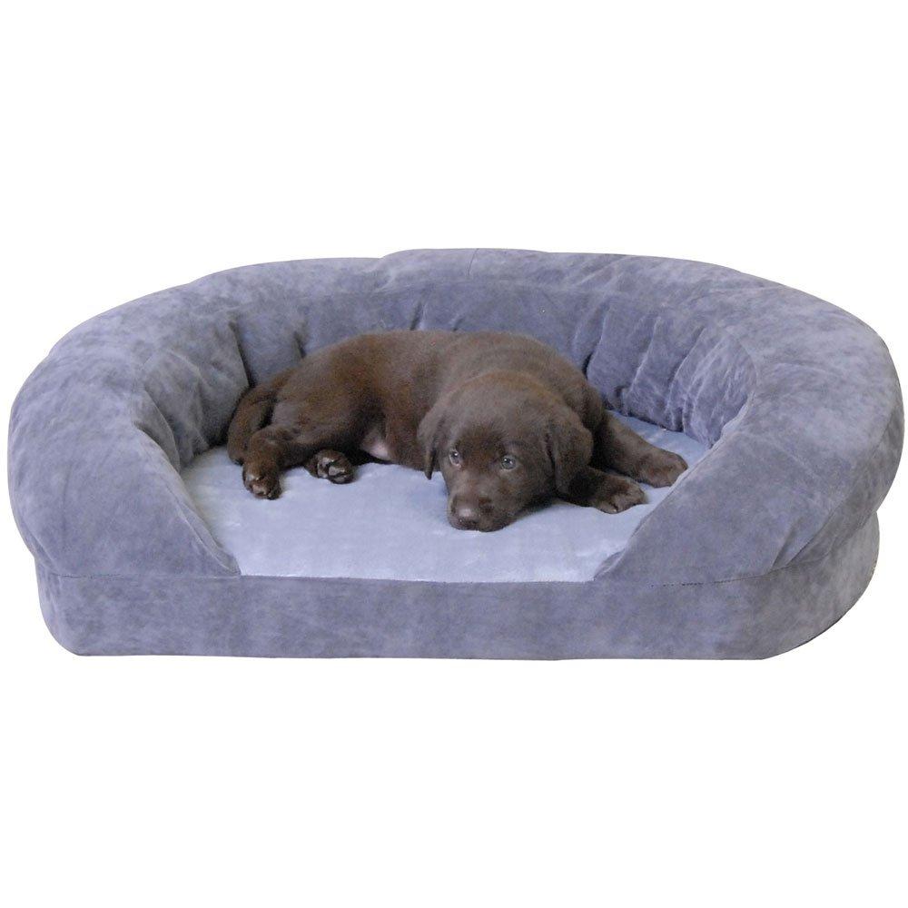 [Australia] - K&H PET PRODUCTS Ortho Bolster Sleeper Pet Bed Gray Small (20") Retail Box 