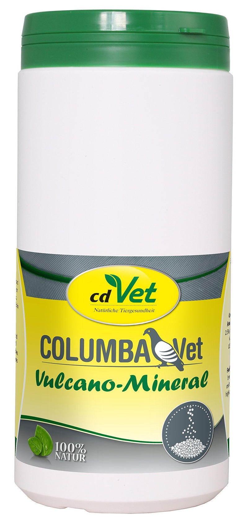 cdVet Naturprodukte ColumbaVet VulcanoMineral 1 kg - Pigeons - natural micronutrient supply with calcium, magnesium - for natural mineralization and vitamin coverage - - PawsPlanet Australia