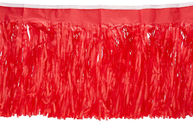 Beistle 6-Ply Tissue Fringe Drape, 15 by 10-Feet Red - PawsPlanet Australia