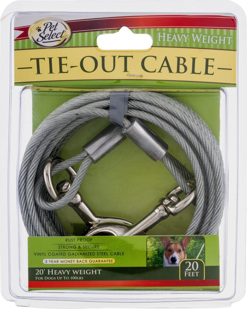 [Australia] - Pet Select 20' Heavy Weight Tie-out Cable 