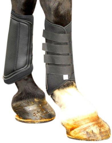 [Australia] - Intrepid International Gel Insert Splint Boots Medium Black 