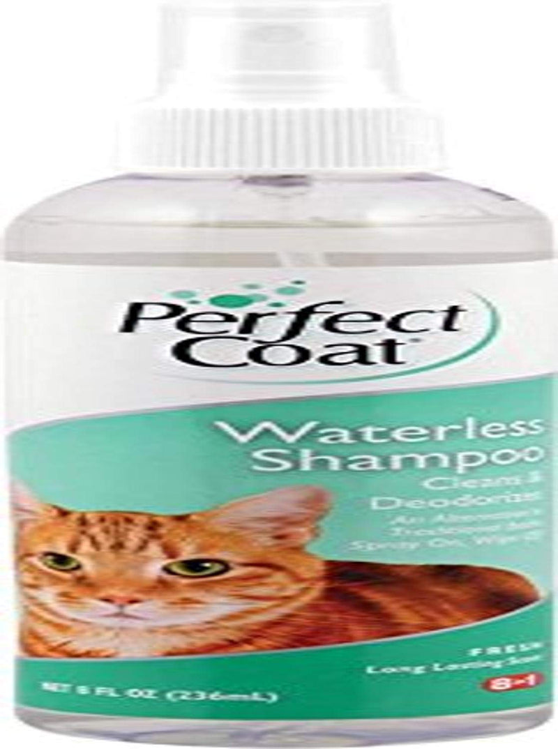 [Australia] - Perfect Coat Waterless Cat Shampoo, 8-Fluid Ounce Spray 