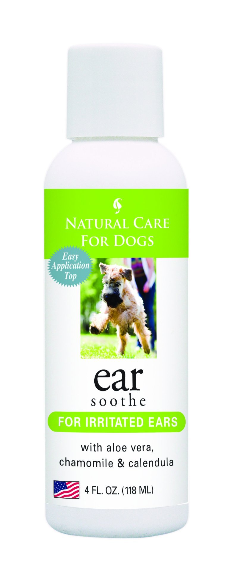 Natural Care for Dogs; Ear Soothe for Irritated Ears with Aloe Vera, Chamomile and Calendula; 4 fl. oz. - PawsPlanet Australia