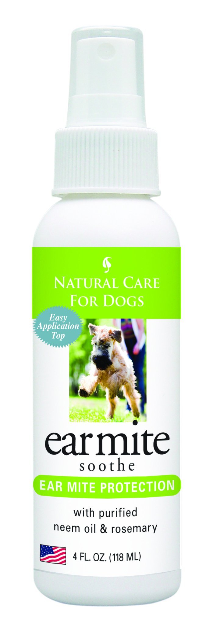 Natural Care for Dogs; Ear Mite Soothe for Ear Mite Protection; 4 fl. oz. - PawsPlanet Australia