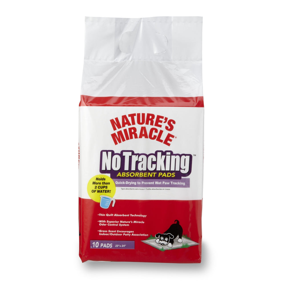 [Australia] - Nature's Miracle No Tracking Absorbent Training Pads 10-Count 