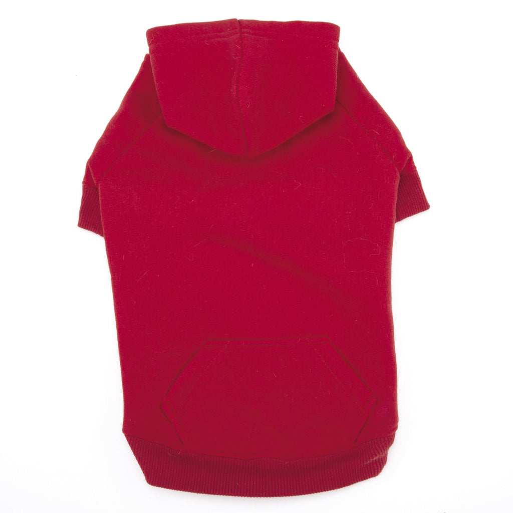 [Australia] - Casual Canine Cotton Basic Dog Hoodie Red L 