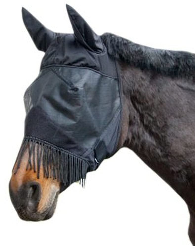 Kerbl VB 321268 Fly Mask with Ear Protection and Nostril String - PawsPlanet Australia