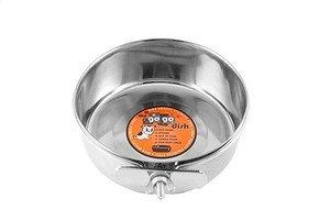 [Australia] - GoGo Pet Products Stainless Steel Crate Cup with Clamp Holder Dog Bowl, 30-Ounce 