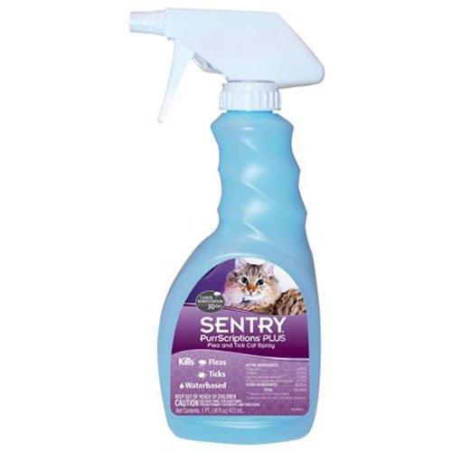 SENTRY Purrscriptions Plus Flea and Tick Spray for Cats, 16 oz - PawsPlanet Australia