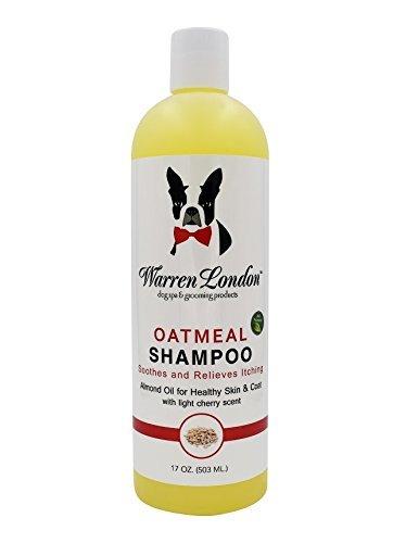 [Australia] - Warren London Oatmeal Dog Shampoo - Soothes Itchy & Sensitive Skin with Vitamins, Oats, Botanical Oils - 17 oz & 1 Gallon 17 Ounce 