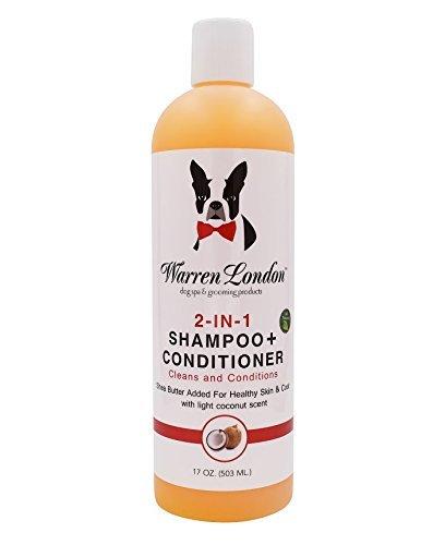 [Australia] - Warren London 2in1 Pet Shampoo Plus Conditioner with Vitamin E & Shea Butter - 17oz & 1 Gallon Sizes - Made in USA 17 Ounce 