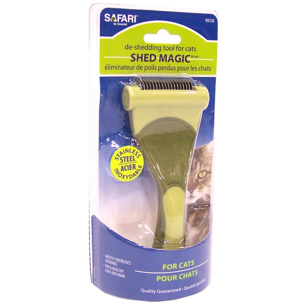 Coastal Pet - Safari - Shed Magic Deshedding Tool for Cats - Medium, Long Hair - PawsPlanet Australia