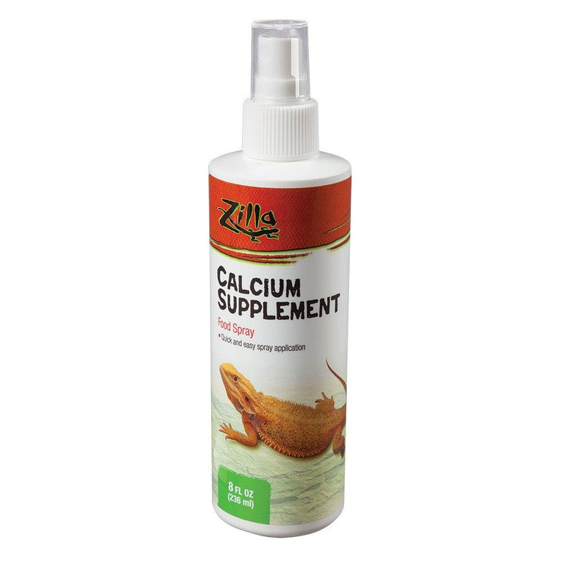 [Australia] - Zilla Calcium Supplement Reptile Food Spray 8-Ounce 