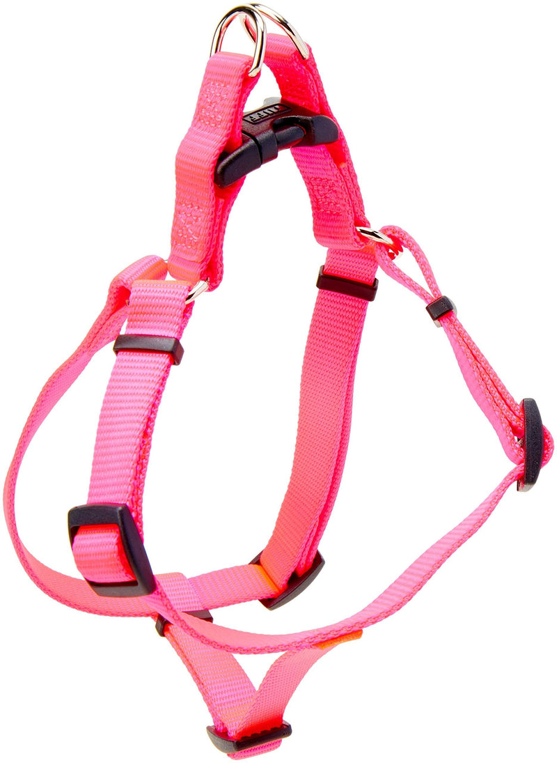 [Australia] - Coastal Pet Products DCP6445NPK Nylon Comfort Wrap Adjustable Dog Harness, 5/8-Inch, Neon Pink 