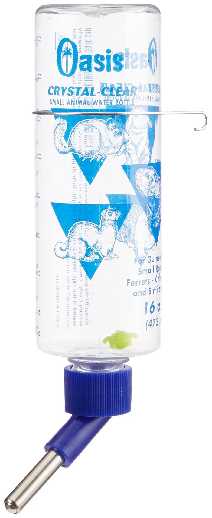 Kordon Oasis # 80600 Crystal Clear Water Bottle for Guinea Pig, 16-Ounce - PawsPlanet Australia