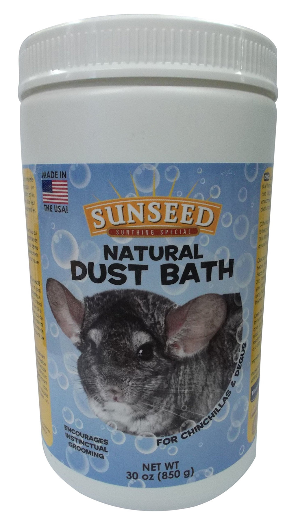 [Australia] - Sun Seed Company SSS39213 Sunthing Special Chinchilla Blue Cloud Bath Dust Can, 30-Ounce 