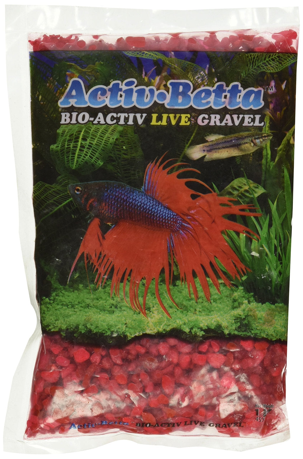 [Australia] - Activ Betta Aquarium Sand, 1-Pound, Neon Pink 