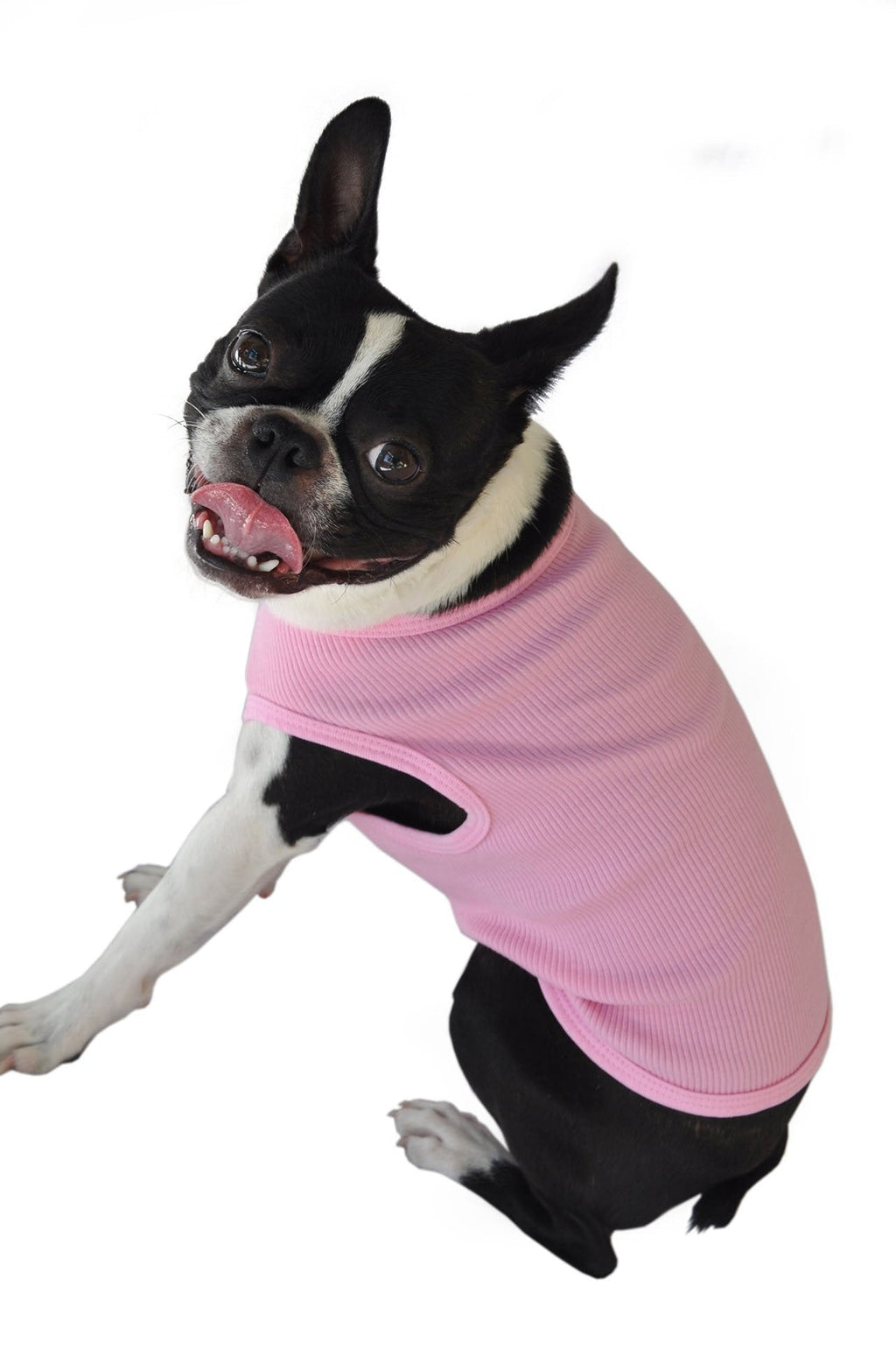 Ruff Ruff and Meow Dog Tank Top, Plain, Pink, Extra-Large - PawsPlanet Australia